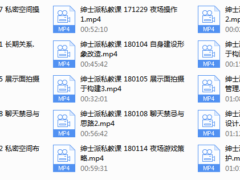 2018年绅士派YY私教课