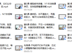 43、13堂日式小颜术，轻松瘦出自然明星小v脸