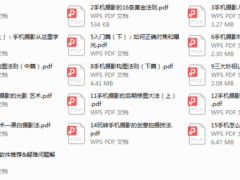 《手机摄影技巧全书》入门级+高级