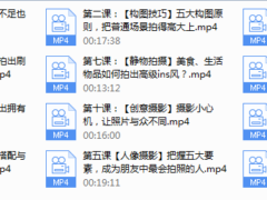 《明星之摄影课》手机拍摄高逼格照片（完结）