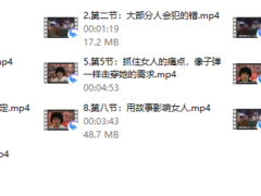 【搭讪接吻课程】马克核心精华 速成