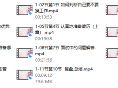 【求职找工作 丨 人人都需要的职业规划课】 11集