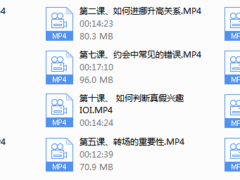 【魅力工程】约会课程