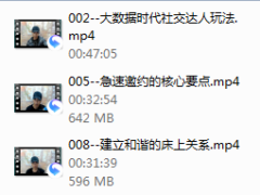 七分学堂《冰度；一周脱单计划》