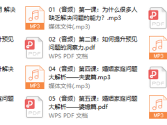 晚晴《解决问题“高手”训练营》（完结）
