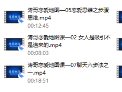 涛哥恋爱地图课