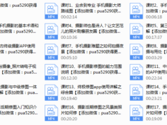 网易云课堂《手机摄影大师》