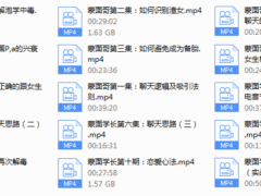 蒙面哥课程
