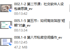 李北京《社交核弹示：7天得吃脱单实战营》