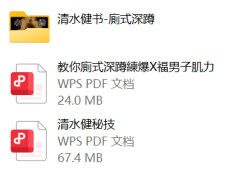 清水健课程合集