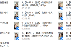 李火火《智慧人性课》成功女性“经营”之道（认知版）13集
